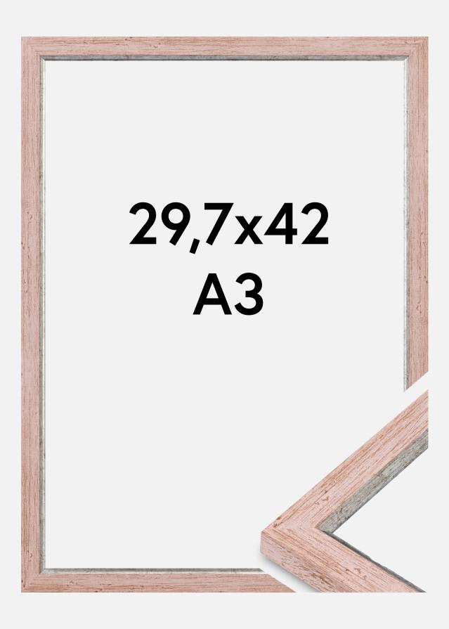 Moldura Whitby Vidro acrílico Vermelho 29,7x42 cm (A3)