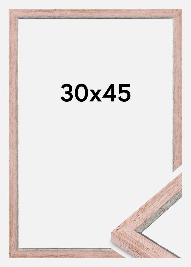 Moldura Whitby Vidro acrílico Vermelha 30x45 cm