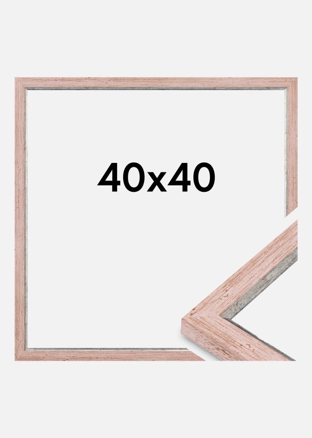 Moldura Whitby Vidro acrílico Vermelha 40x40 cm