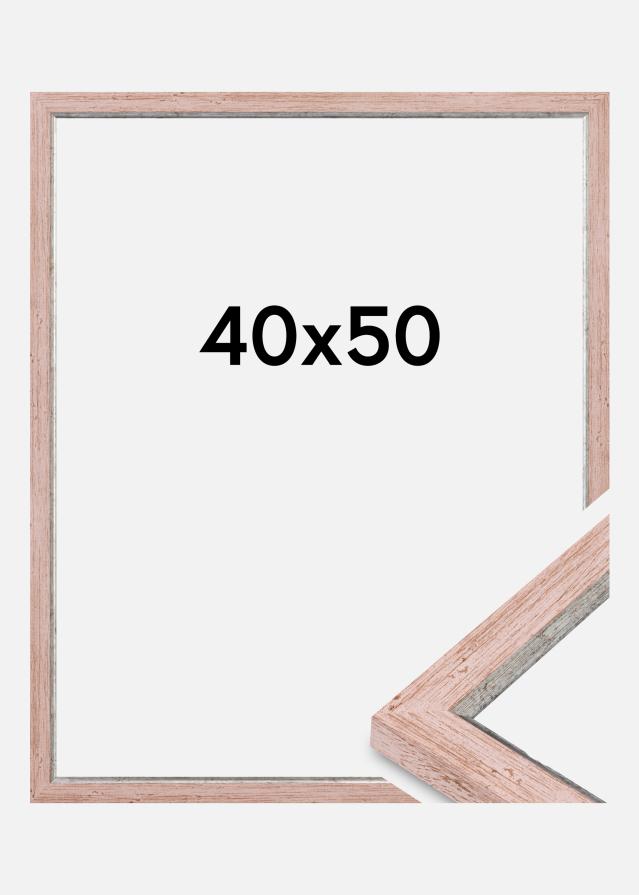 Moldura Whitby Vidro acrílico Vermelha 40x50 cm