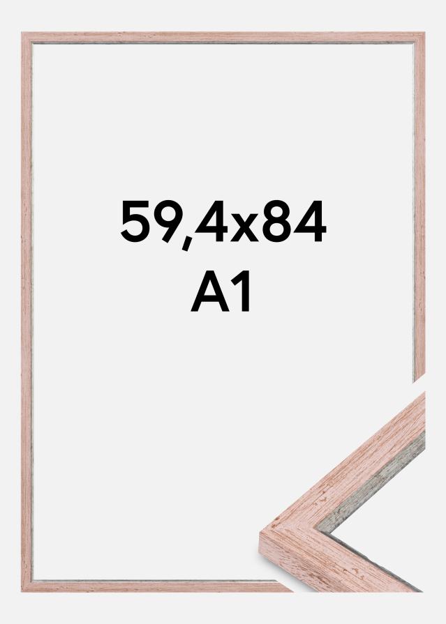 Moldura Whitby Vidro acrílico Vermelho 59,4x84,1 cm (A1)