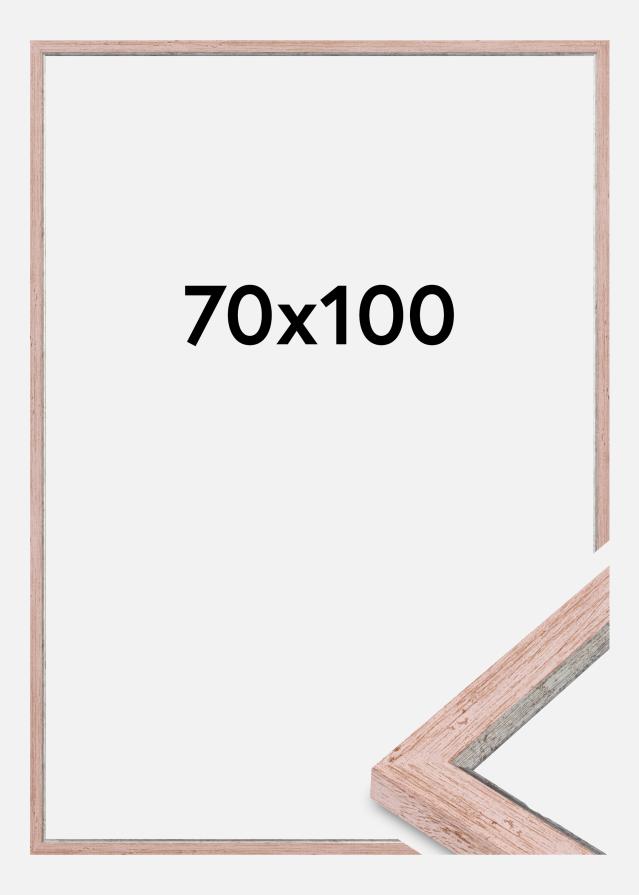 Moldura Whitby Vidro acrílico Vermelha 70x100 cm