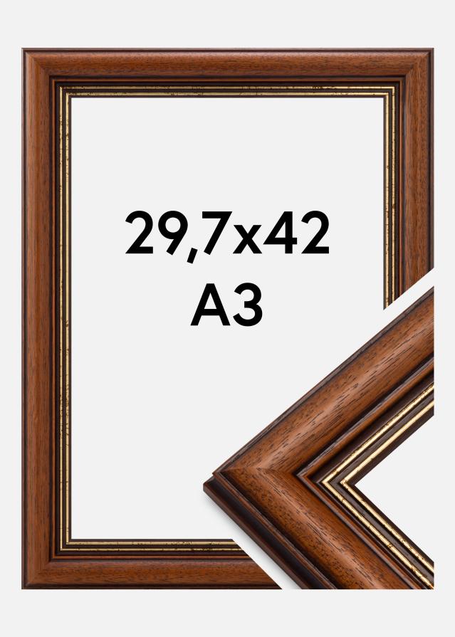 Moldura Old Retro Vidro acrílico 29,7x42 cm (A3)