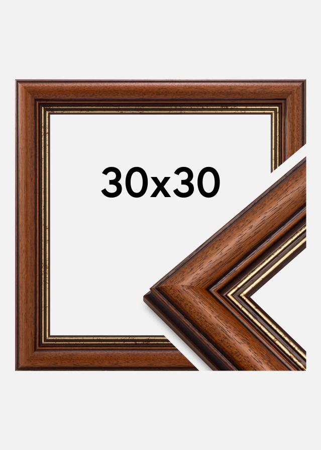 Moldura Old Retro Vidro acrílico 30x30 cm