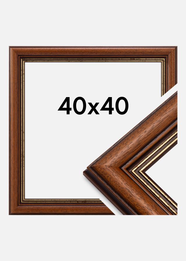 Moldura Old Retro Vidro acrílico 40x40 cm