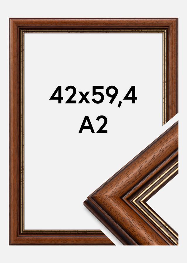 Moldura Old Retro Vidro acrílico 42x59,4 cm (A2)