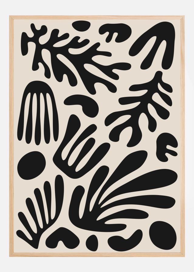 Henri Matisse Black Algae Collection III Póster