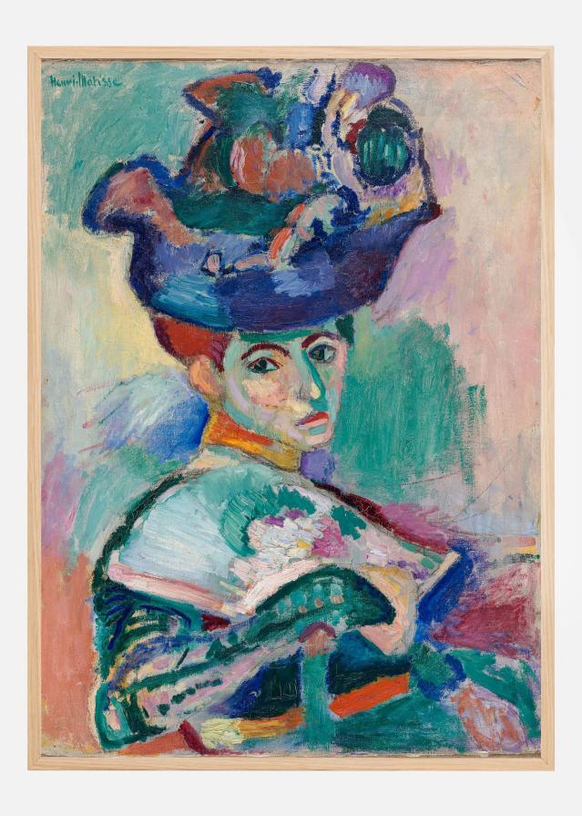 Woman With Hat - Henri Matisse Póster