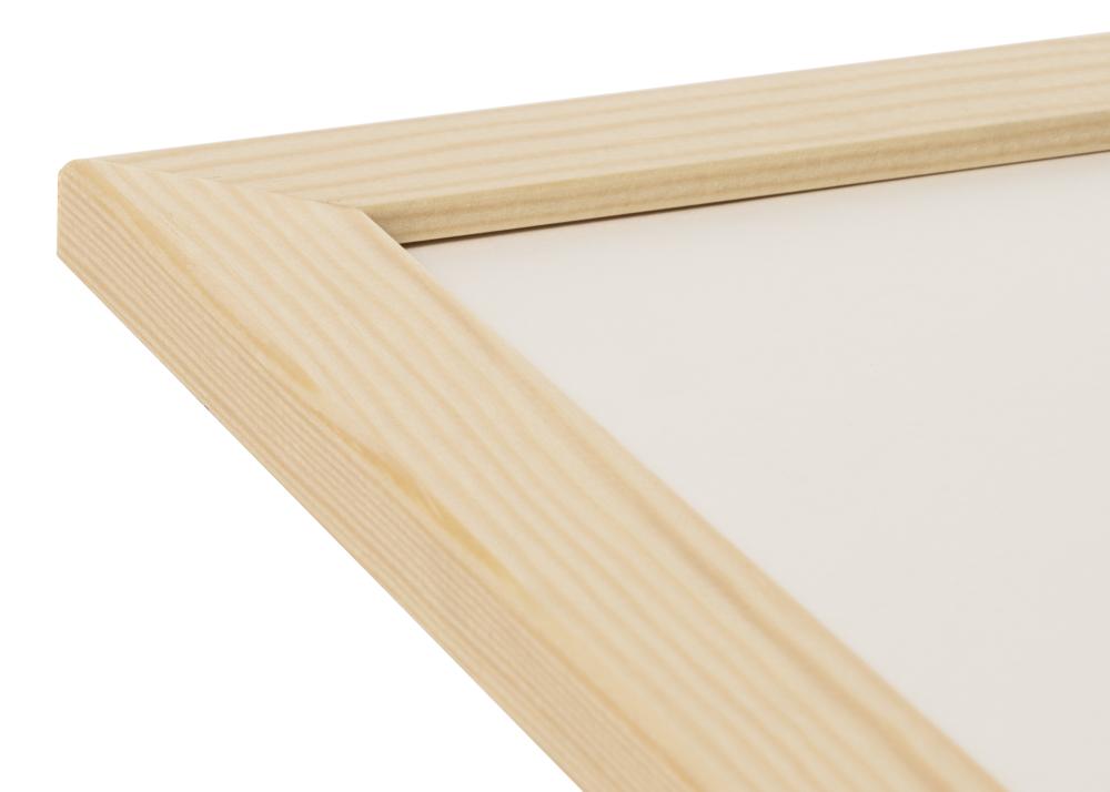 Moldura Trendline Natureza 60x60 cm - passe-partout Branco 50x50 cm