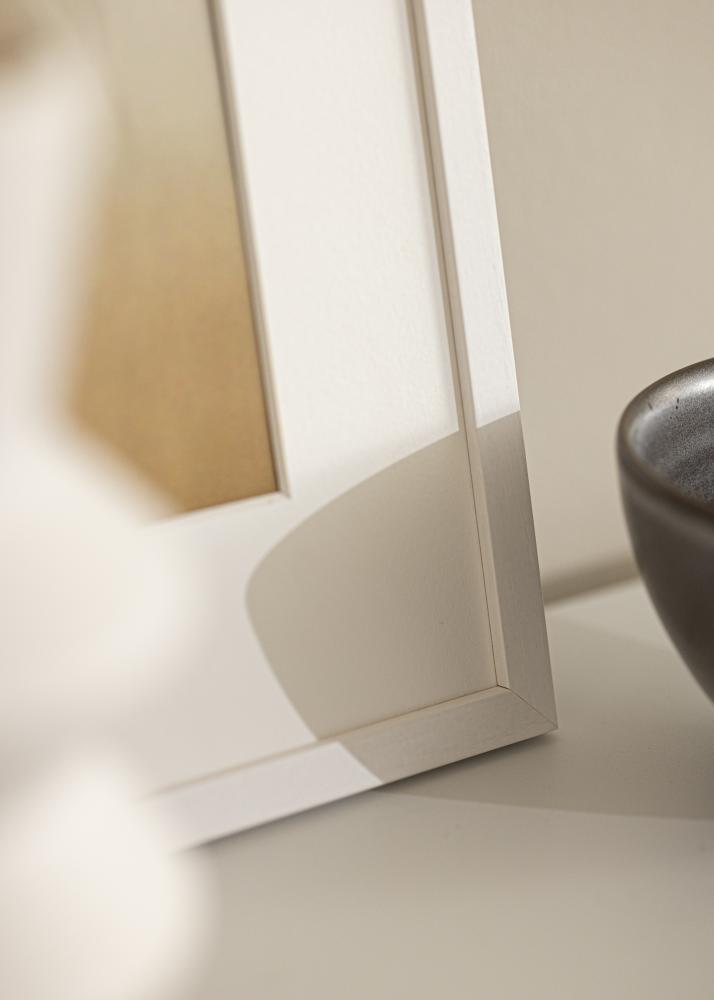 Moldura Edsbyn Branco 33x41 cm - passe-partout Branco 24x32 cm