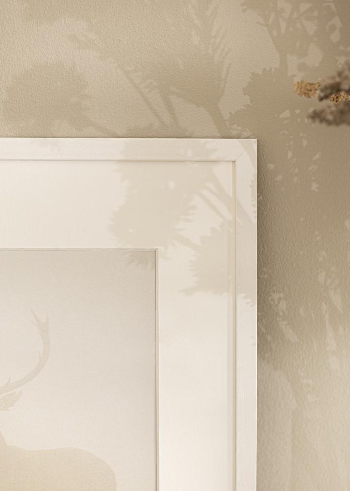 Moldura Edsbyn Branco 33x41 cm - passe-partout Branco 24x32 cm