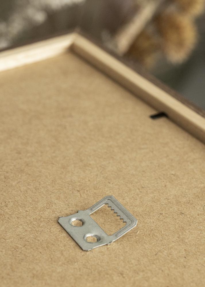 Moldura Stilren frio marrom 40x60 cm - passe-partout Branco 30x50 cm