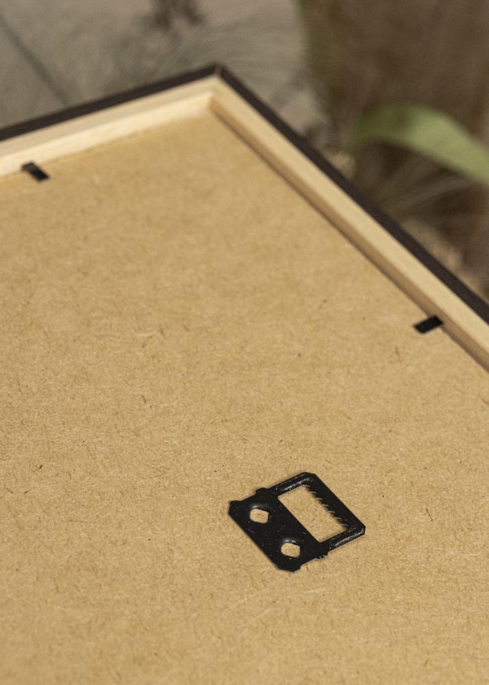 Moldura Stilren Wenge 40x60 cm - passe-partout Branco 32,9x48,3 cm