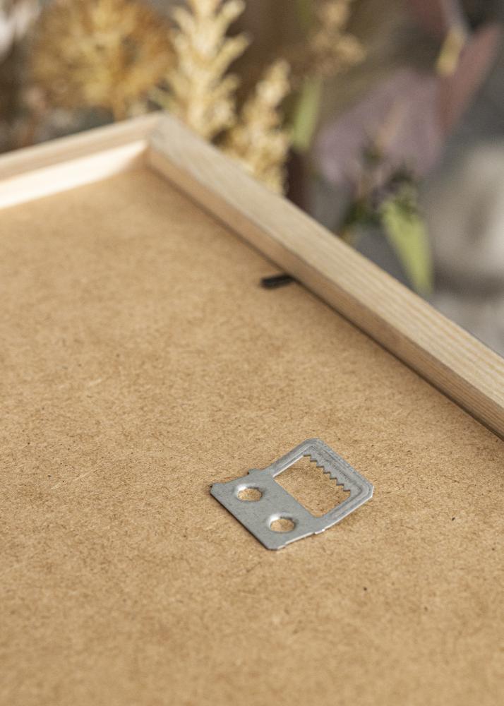 Moldura Stilren Preto 65x65 cm - passe-partout Branco 22x22 inches