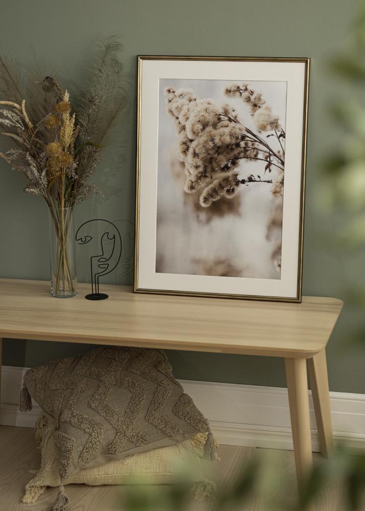 Moldura Horndal Vidro acrílico Dourado 7x10 cm