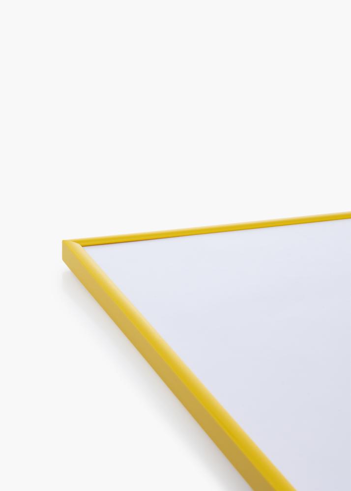 Moldura New Lifestyle Amarelo 40x60 cm - passe-partout Branco 30x50 cm