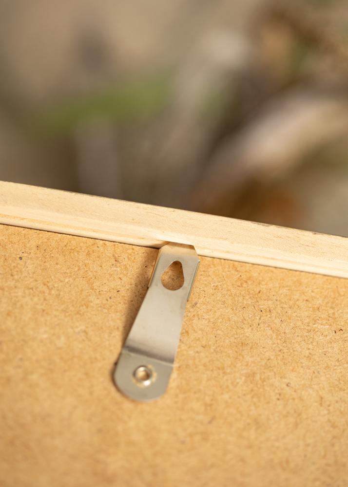 Moldura Ares Cinza 45x60 cm - passe-partout Branco 32x45 cm