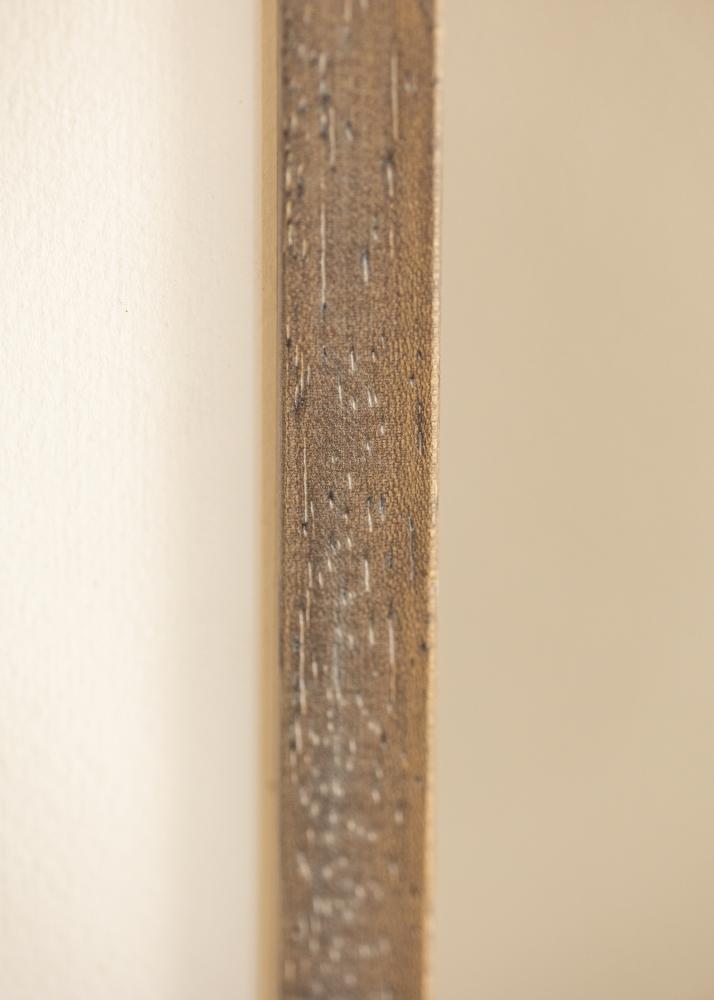 Moldura Ares Cinza 45x60 cm - passe-partout Branco 32x45 cm