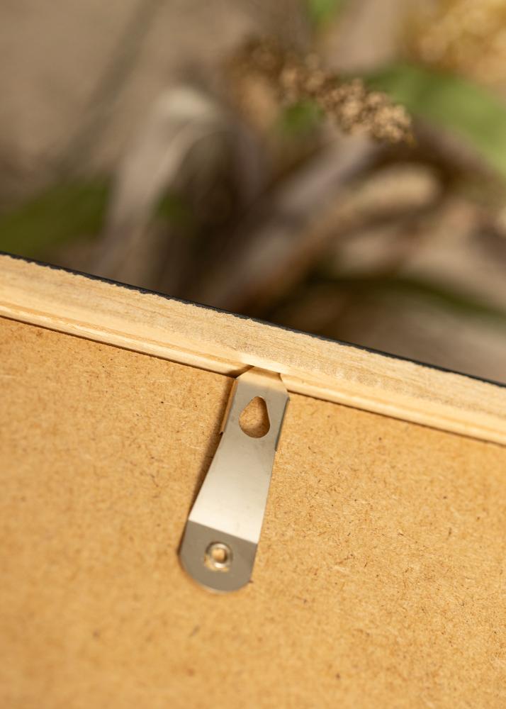 Moldura Ares Noz 50x60 cm - passe-partout Branco 35x45 cm