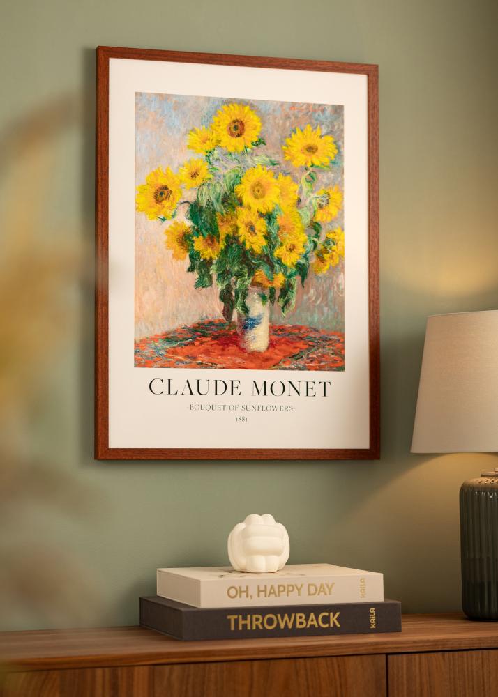 Moldura Hermes Cereja 42x59,4 cm - passe-partout Branco 25x38 cm