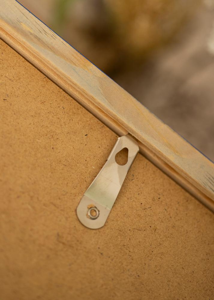 Moldura Diana Azul 40x60 cm - passe-partout Branco 32,9x48,3 cm