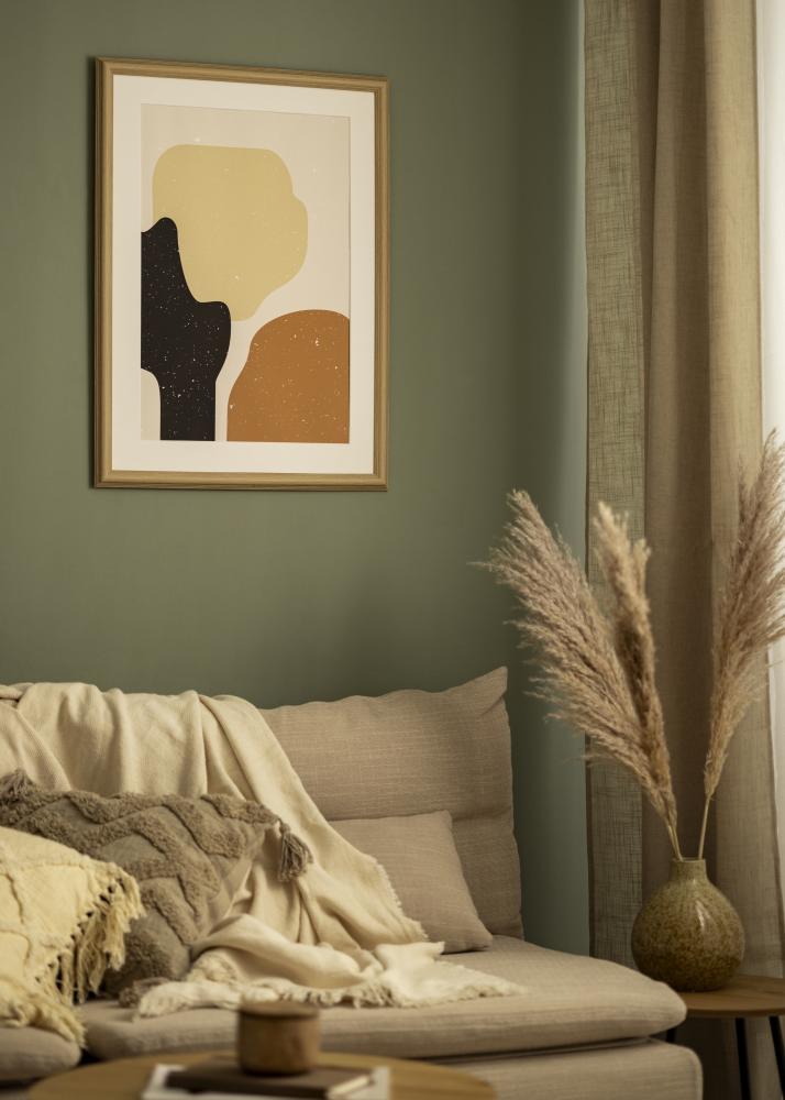 Moldura Västkusten Carvalho 60x80 cm - passe-partout Branco 50x69 cm