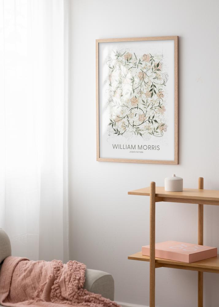 Moldura Tidlös Maciça Carvalho 20x30 cm - Passepartout Branco 15x21 cm