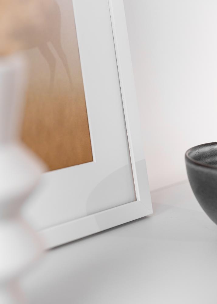 Moldura Brooke Acrílico Branco 21x29,7 cm (A4)