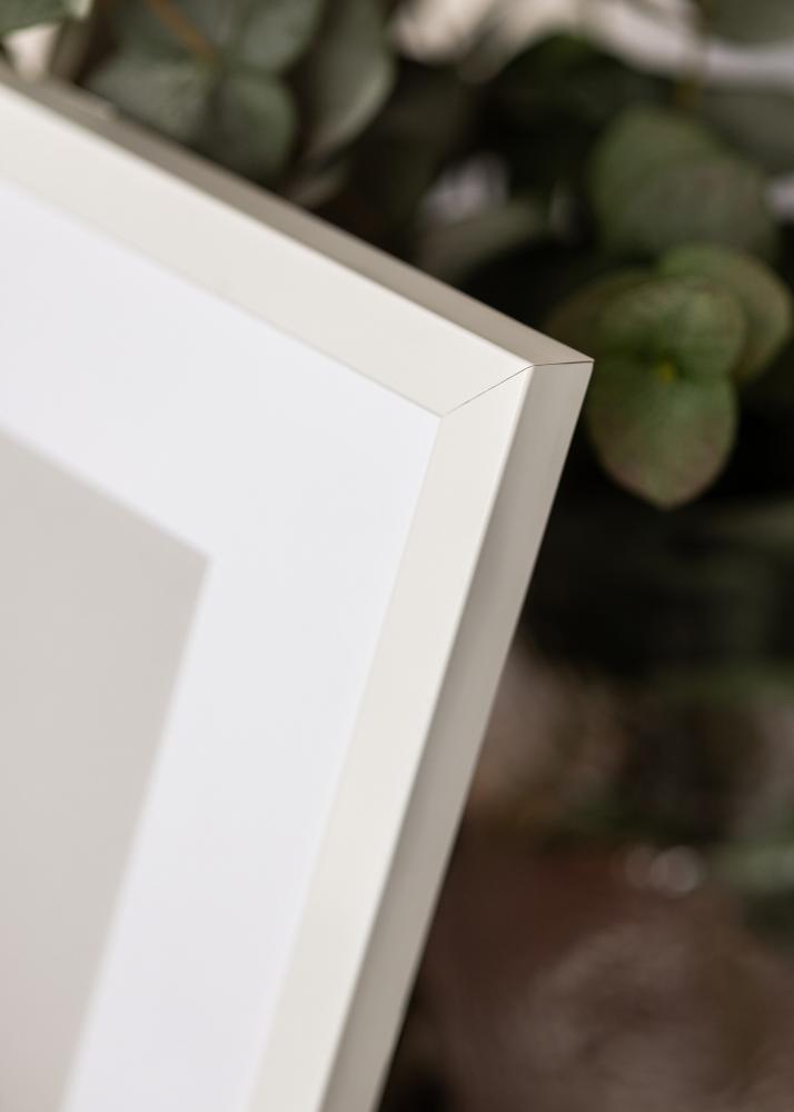 Moldura Brooke Acrílico Branco 21x29,7 cm (A4)