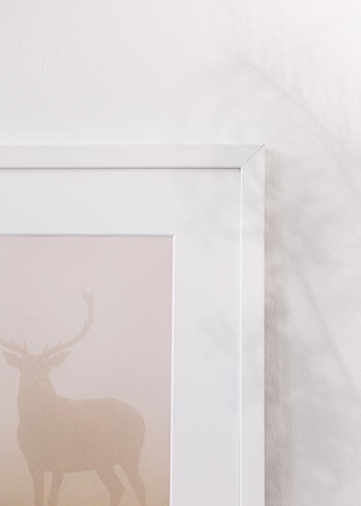 Moldura Brooke Acrílico Branco 21x29,7 cm (A4)