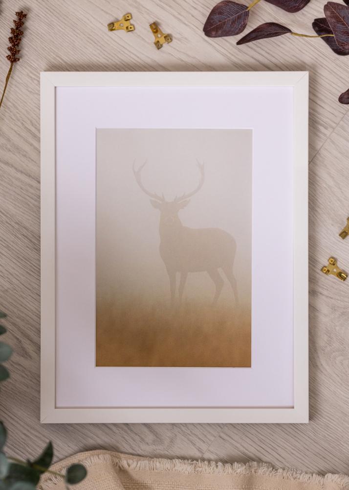 Moldura Brooke Acrílico Branco 21x29,7 cm (A4)