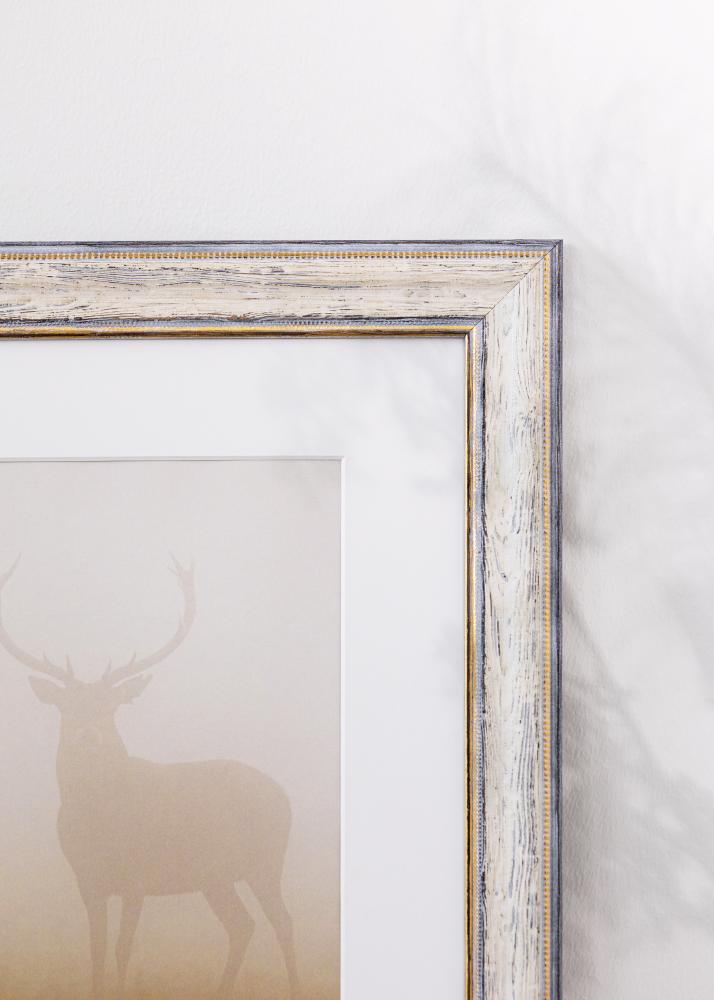 Moldura Fabriano Acrílico Vidro Branco 29,7x42 cm (A3)