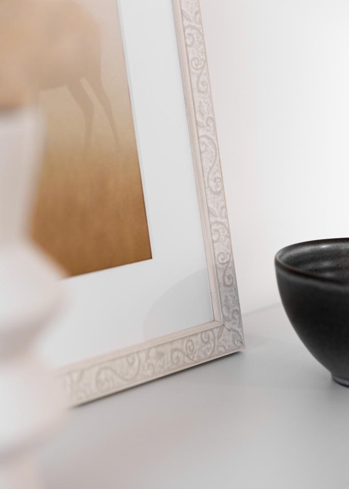 Moldura Milton Acrílico Branco 40x60 cm