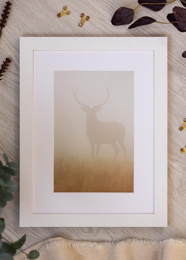 Moldura Sandra Acrílico Branco 40x60 cm