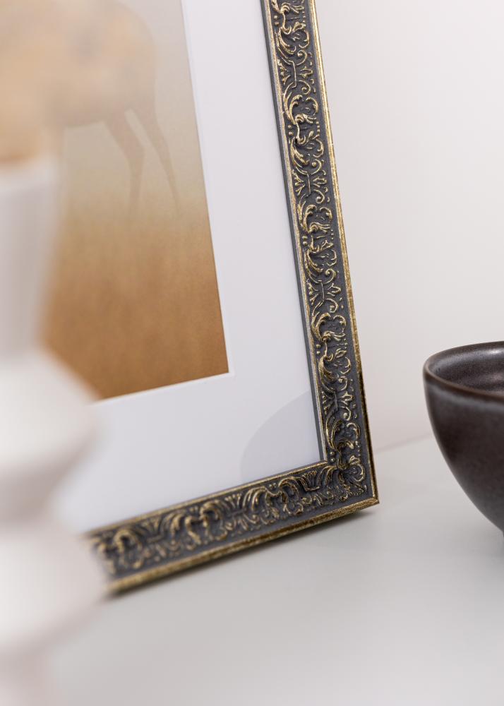 Moldura Amber Akrylglas Prata 40x50 cm