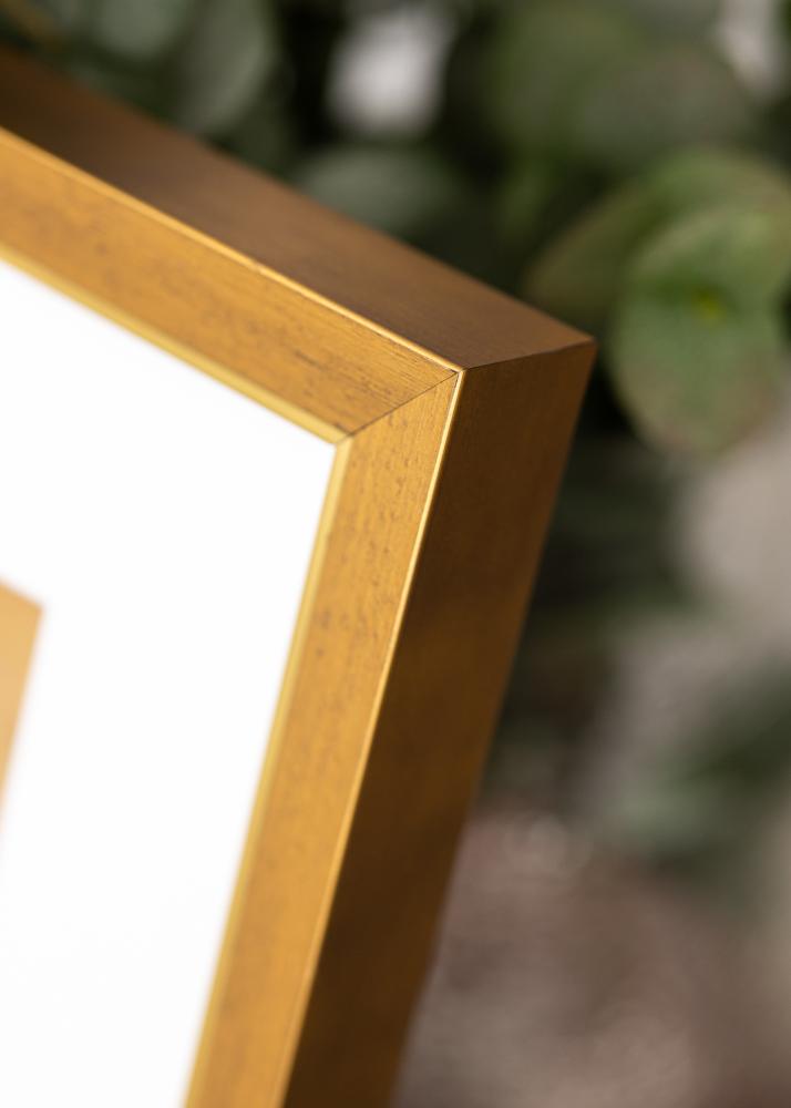 Moldura Brema Acrílico Ouro 40x60 cm