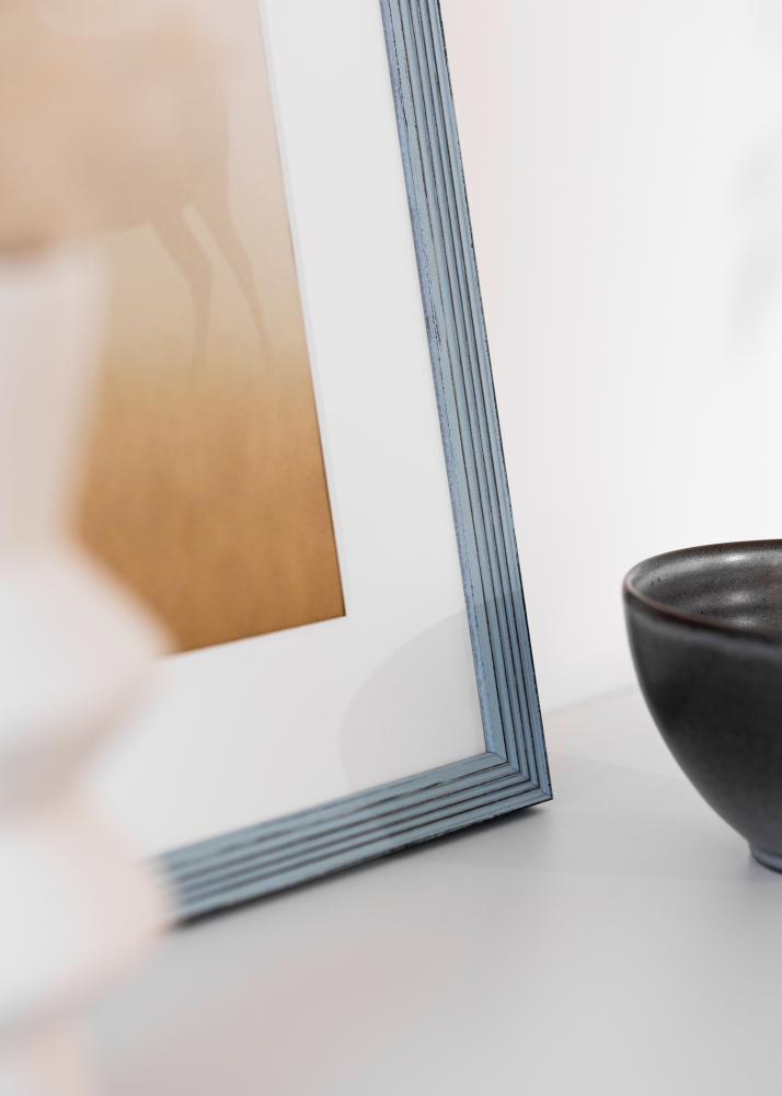 Moldura Tosca Akrylglas Azul 60x80 cm