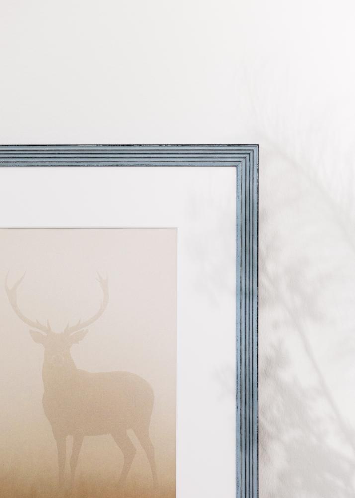 Moldura Tosca Akrylglas Azul 60x80 cm