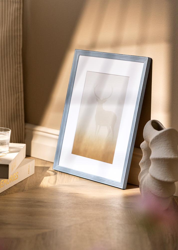 Moldura Tosca Akrylglas Azul 60x80 cm