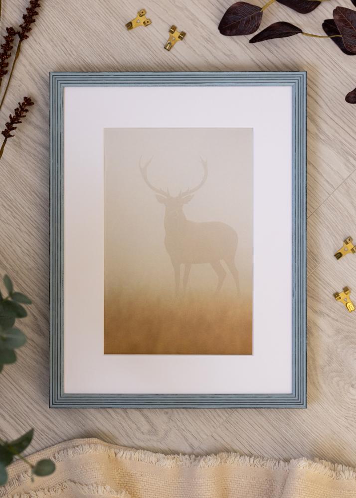 Moldura Tosca Akrylglas Azul 60x80 cm