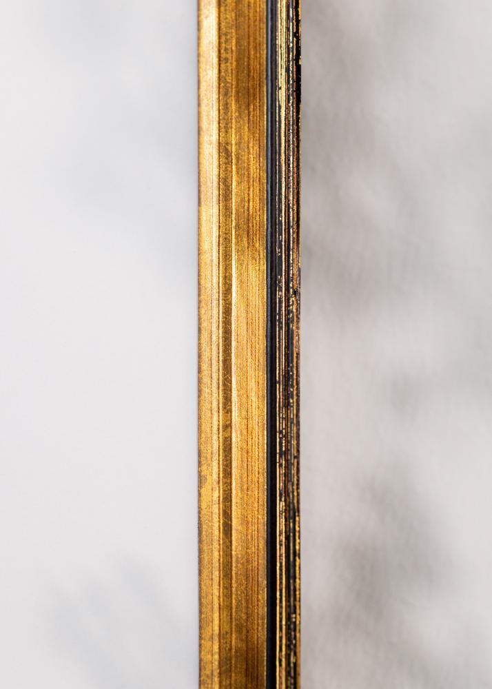 Moldura Ringa Vidro Acrílico Ouro 21x29,7 cm (A4)