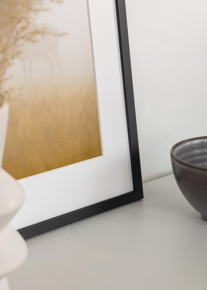 Moldura Edsbyn Vidro acrílico Preto 26x32 cm