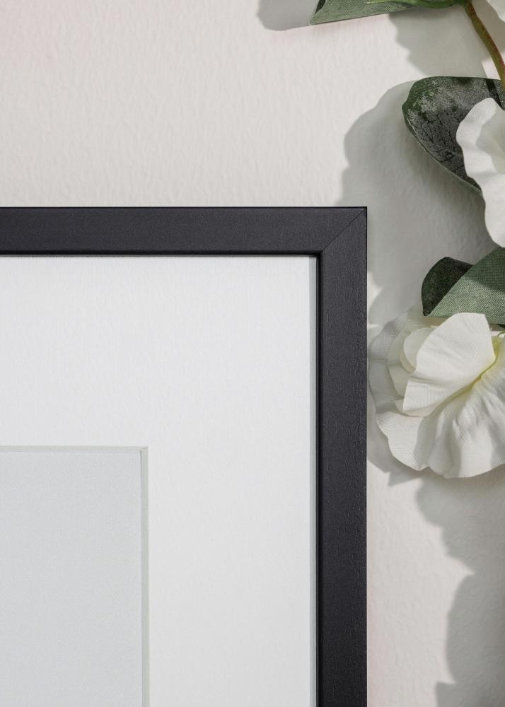 Moldura Edsbyn Vidro acrílico Preto 26x32 cm