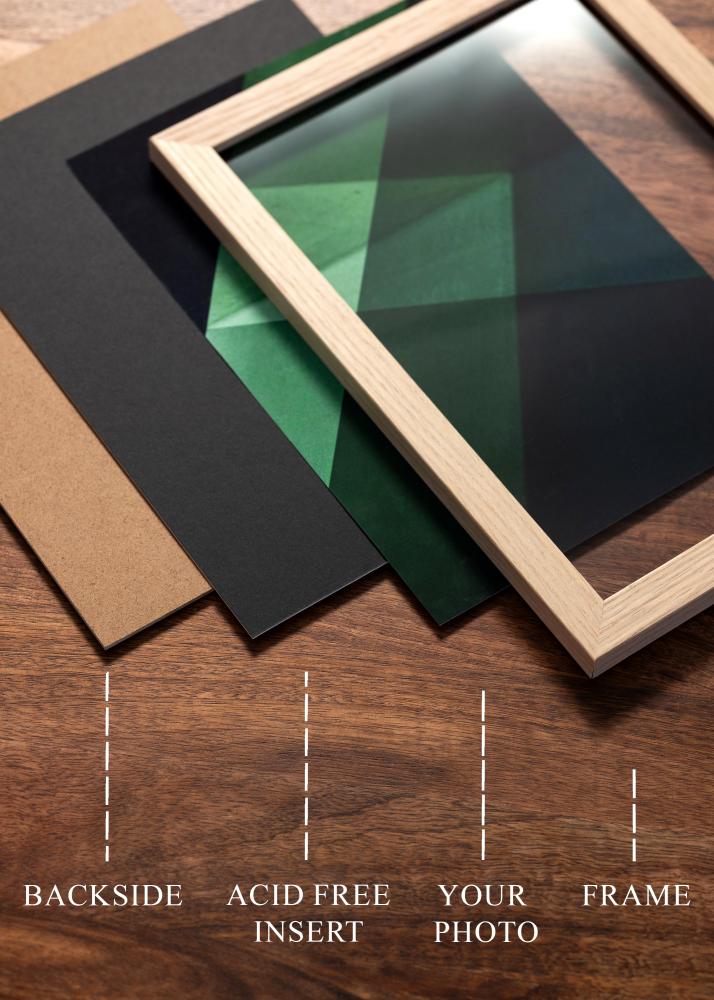 Folha intermédia livre de ácido em preto - Por medida