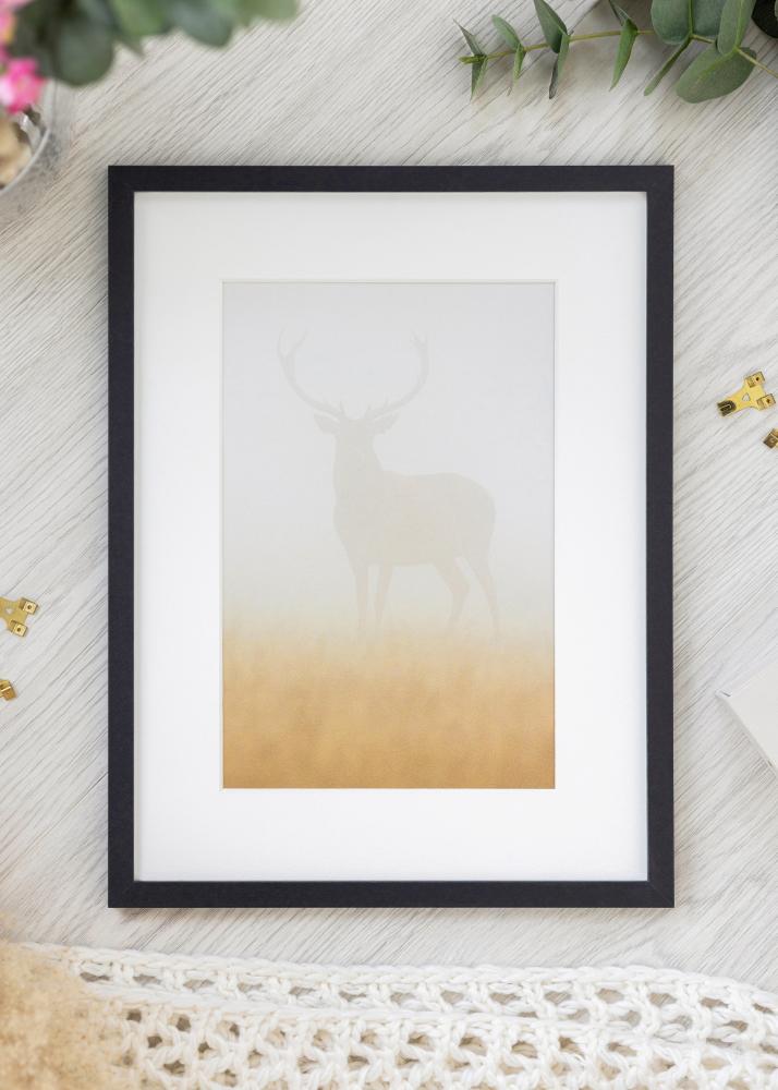 Moldura Trendy Vidro acrílico Preto 21x29,7 cm (A4)