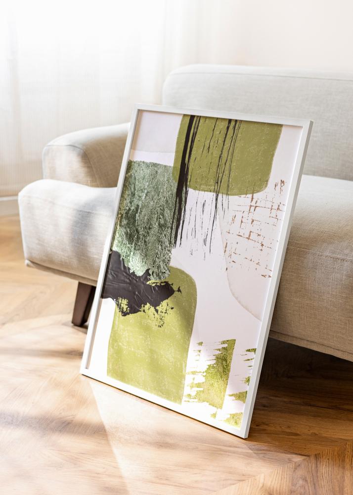 Moldura Trendy Vidro acrílico Branco 21x29,7 cm (A4)