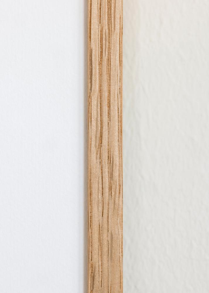 Moldura Carvalho Fino Vidro acrílico 20x25 cm