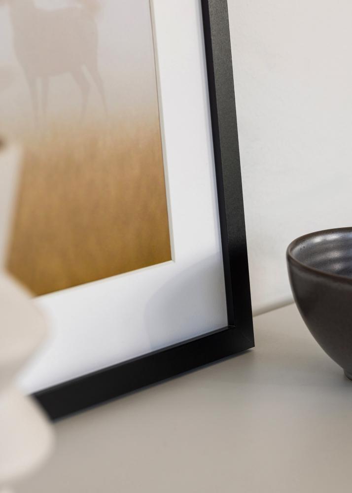 Moldura Selection Vidro acrílico Preto 75x75 cm