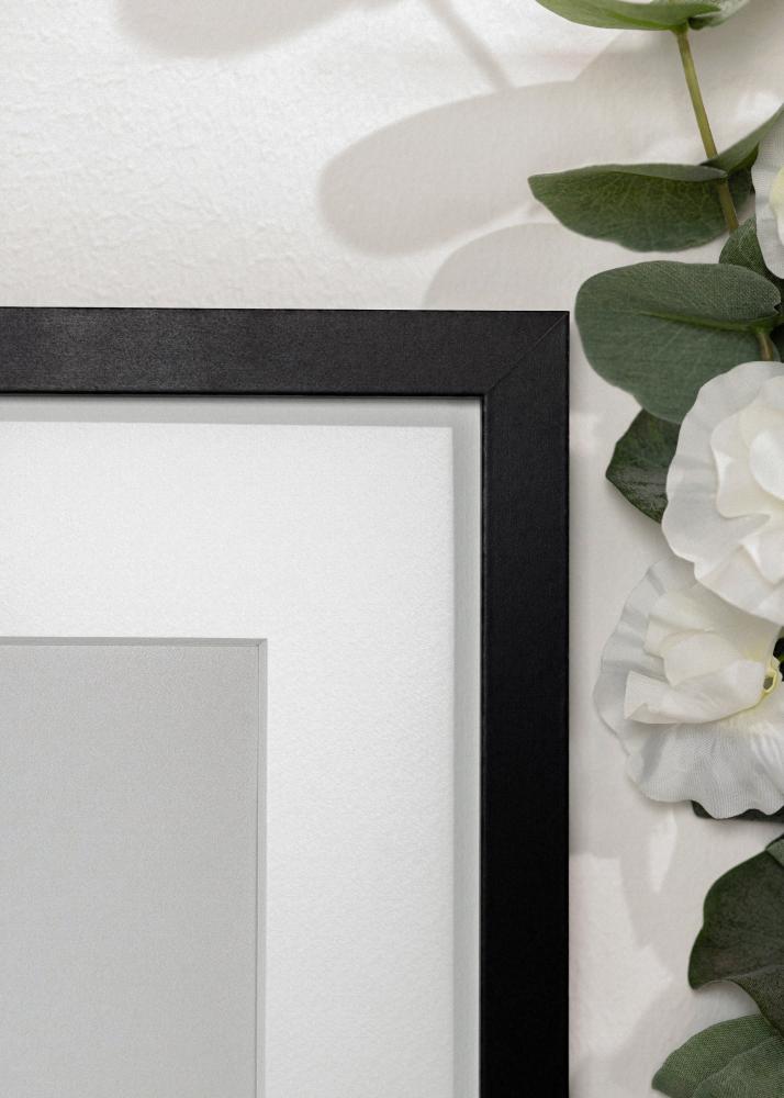 Moldura Selection Vidro acrílico Preto 75x75 cm