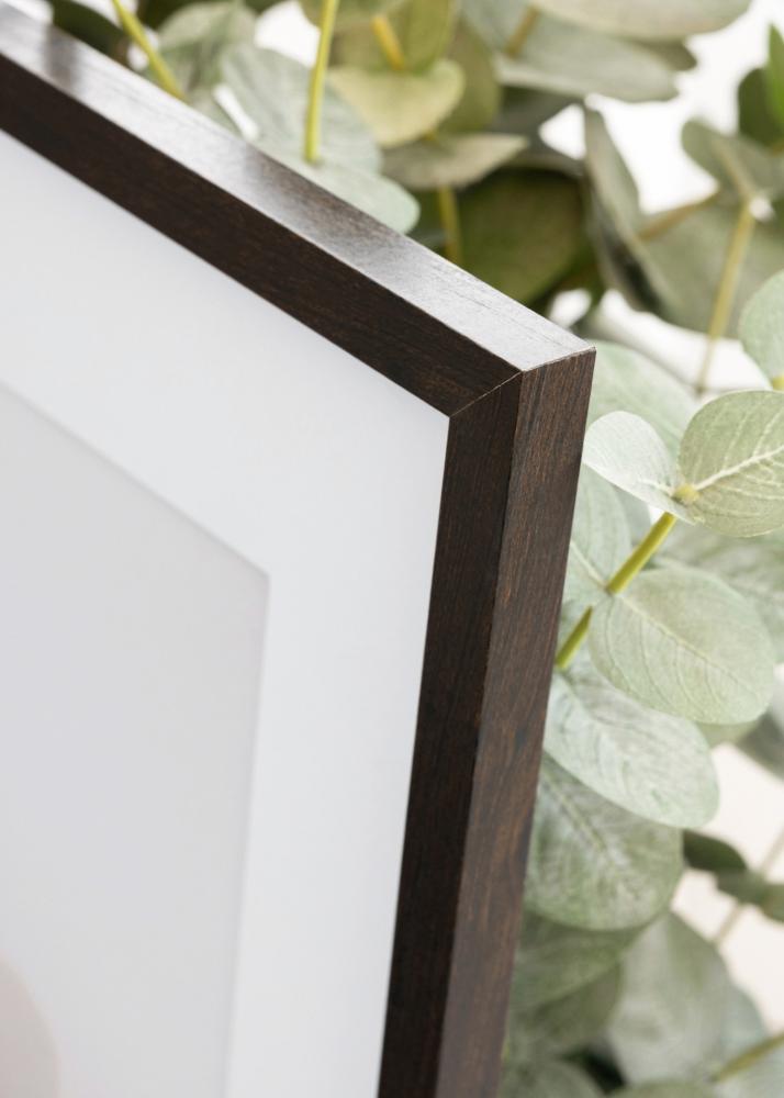 Moldura Trendy Vidro acrílico Nogueira 50x50 cm